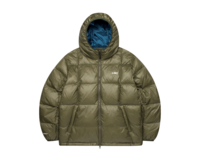 LMC Hooded Puffer Duck Down Olive 0LM22FJP103