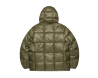 LMC Hooded Puffer Duck Down Olive 0LM22FJP103