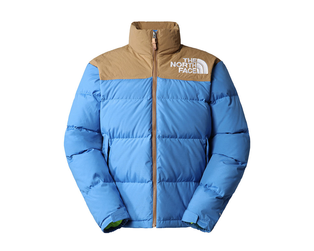 The North Face M 92 Low Fi Hi Tek Nuptse Super Sonic Blue Brown NF0A7ZYPTV81