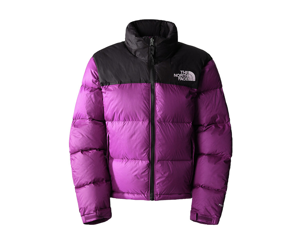 The North Face W 1996 Retro Nuptse Jacket Purple Cactus Flower TNF Black NF0A3XEOYV31