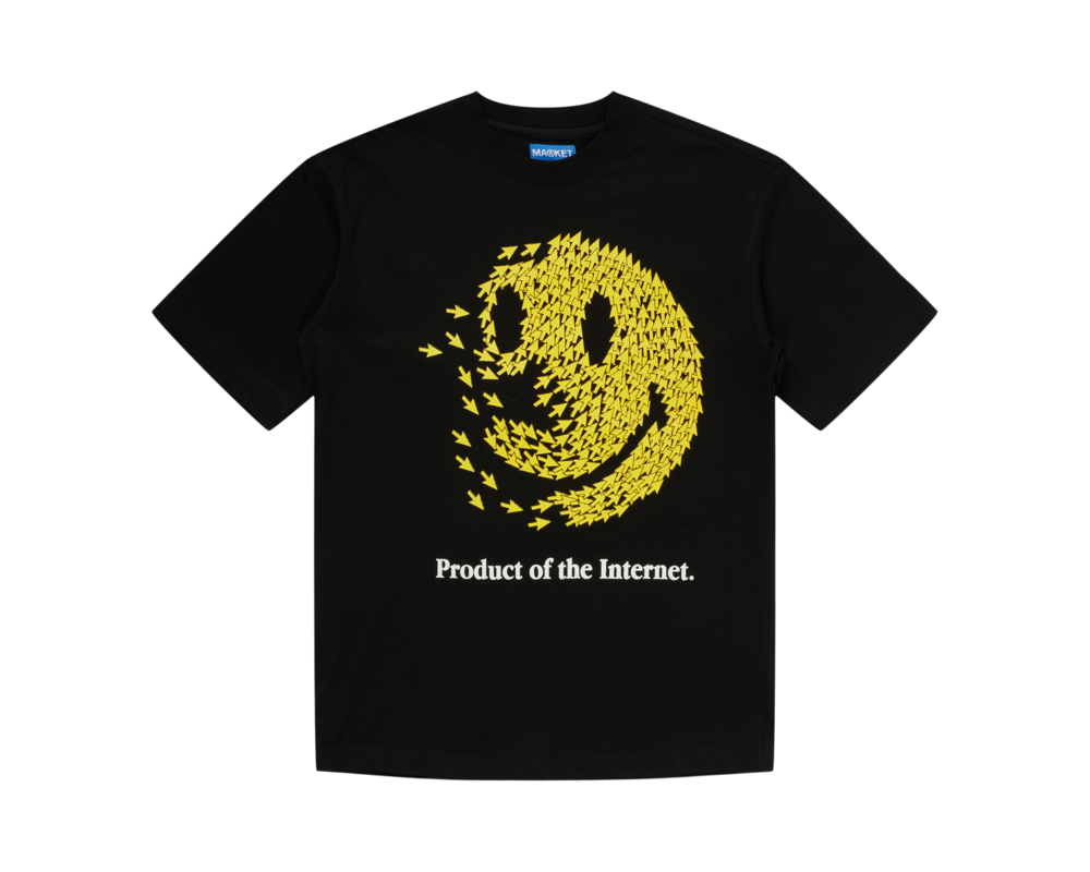 Market by Market Smiley Product Of The Internet Tee Black 399001361 0001