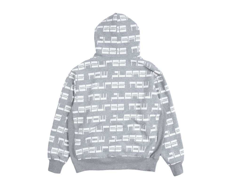 Pleasures Tier Hoodie Grey P23SP022