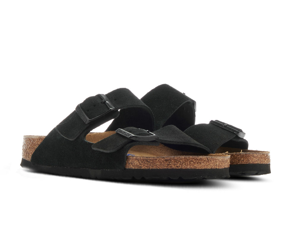 Birkenstock Arizona SFB Suede Black Narrow  951323