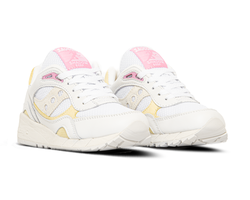 Saucony Shadow 6000 Woman  White Yellow S60765 2