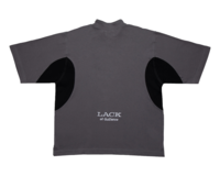 Lack of Guidance Alessandro Mock Neck Tee Black Dark Grey 6095826869867