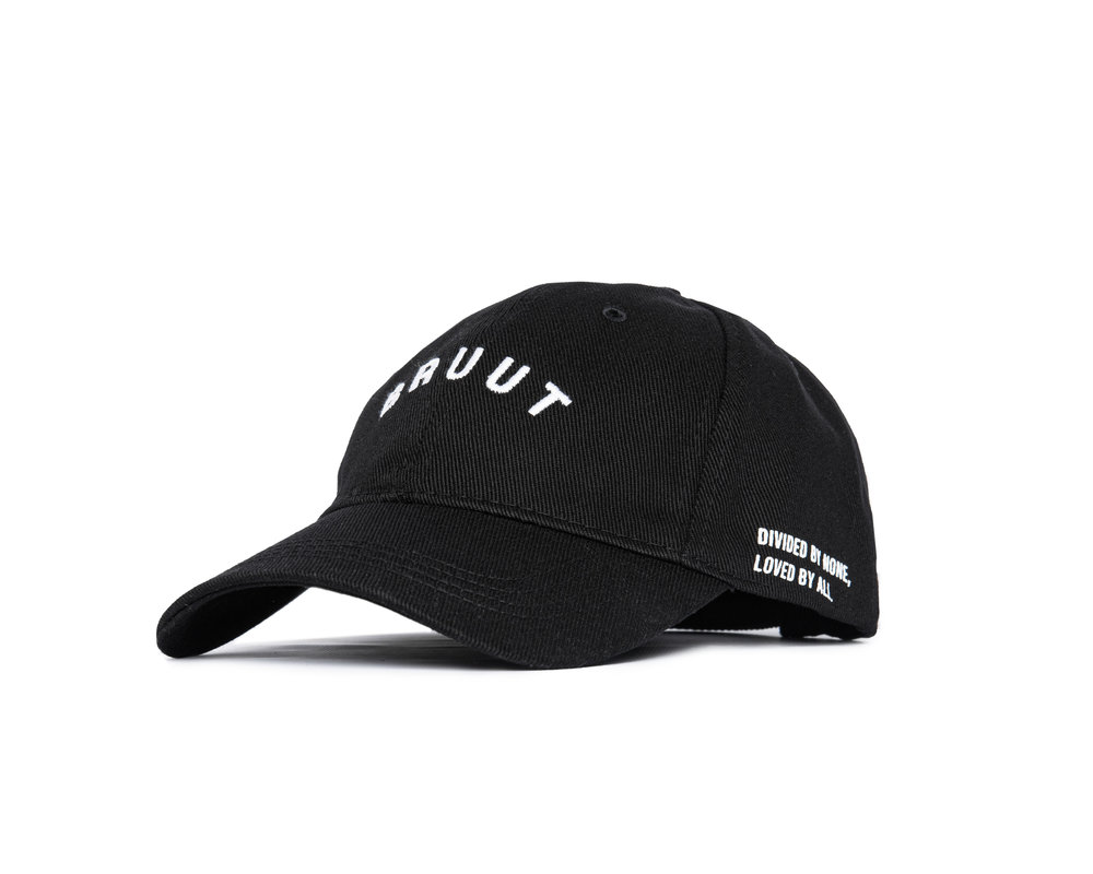 Bruut Arch Logo Cap Black White BT9010 004