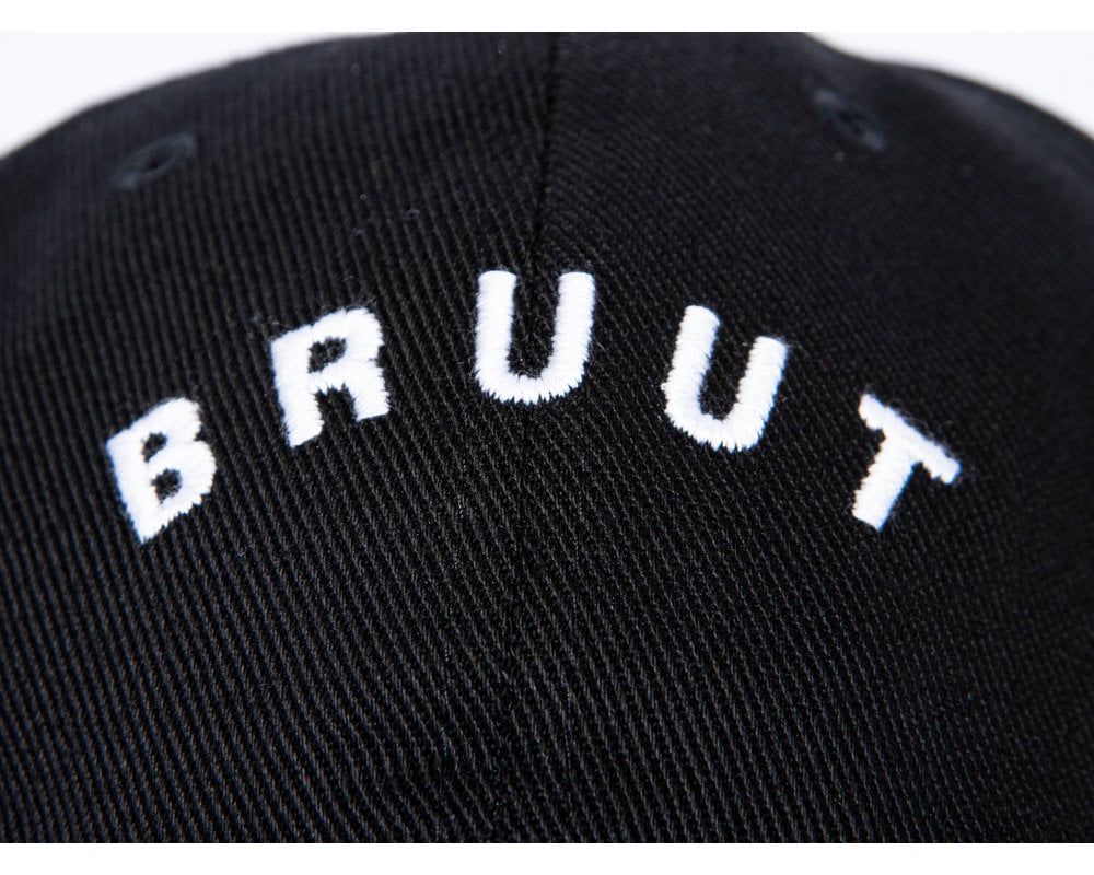 Bruut Arch Logo Cap Black White BT9010 004