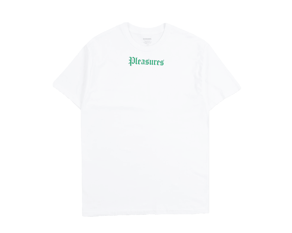 Pleasures White Pub Tee White P23SU057