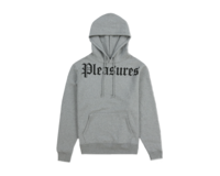 Pleasures Grey Pub Hoodie Heather Grey P23SU058