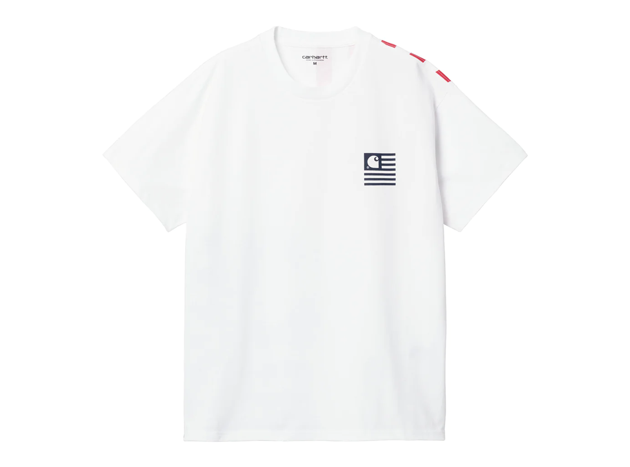 SS Coast State Tee White I031754.02.XX.03 Carhartt WIP SS Coast State Tee White I031754.02.XX.03