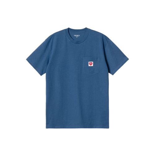 Carhartt WIP Pocket Heart Tee Liberty I0321.28.N7.XX Pocket Heart Tee Liberty I0321.28.N7.XX