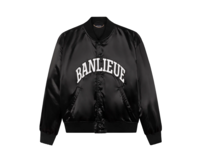 Clan de Banlieue Satin Jacket Black BNL-SS23-OUT01