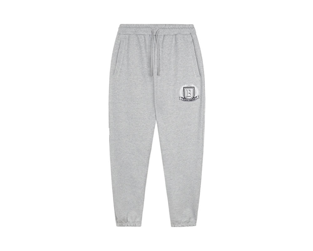 Clan de Banlieue Crest Sweatpants Heather Grey BNL-SS23-JOG03-103