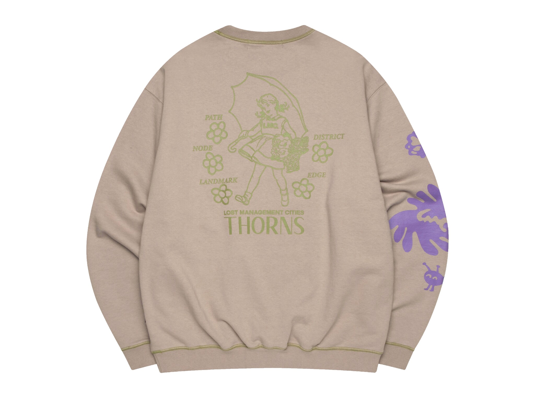 LMC Thorns Collage CNTRST ST Sweatshirt Sand 0LM23SSW115