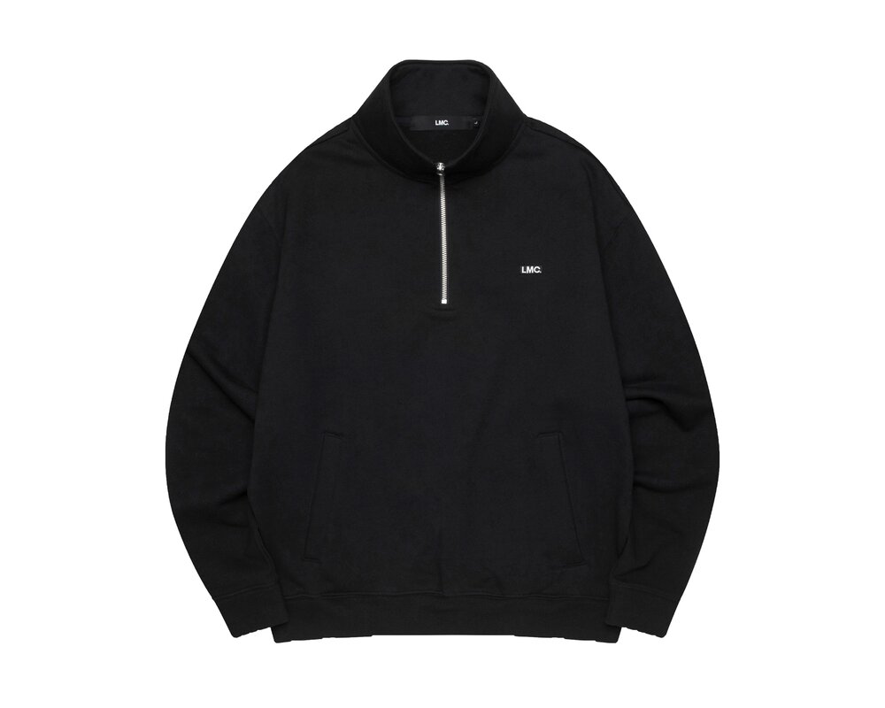 LMC Box Quarter Zip Sweatshirt Black 0LM23SSW112