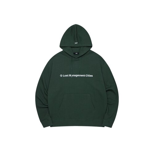 Capital Logo Hoodie Dark Green 0LM23CHD002