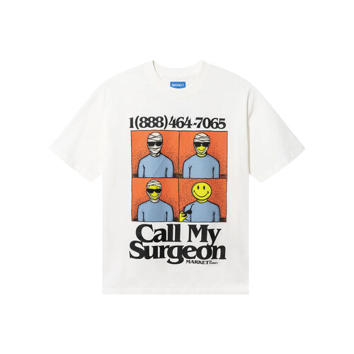 Smiley Call My Surgeon Tee White 399001475 0234