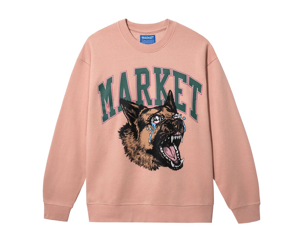 Market by Market Beware Crying Crewneck Blush 396000919 1232