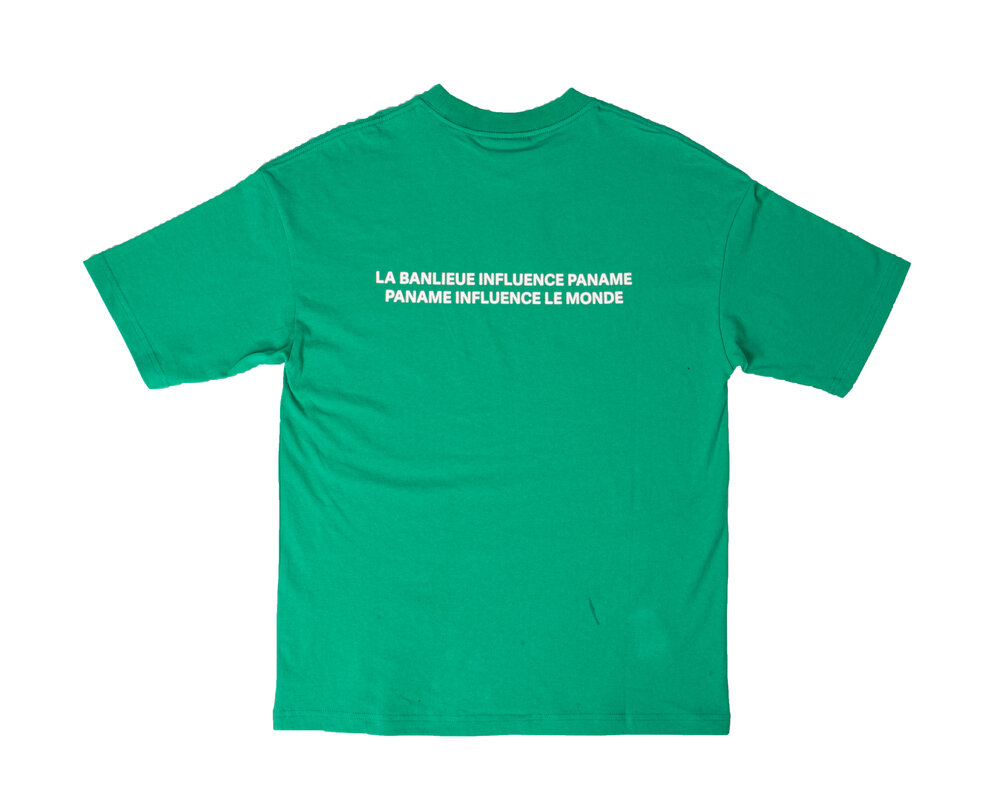 Clan de Banlieue Paname Tee Green BNL-SS23-TS02-300