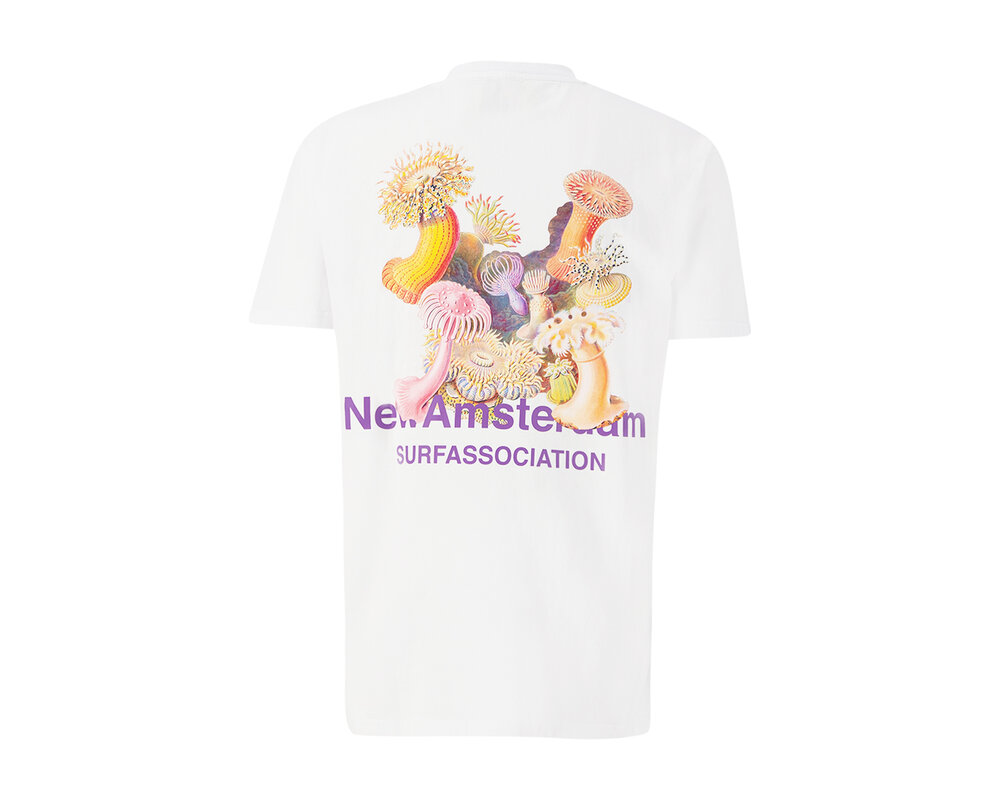 New Amsterdam Surf Association Anemone Tee White 2302015003