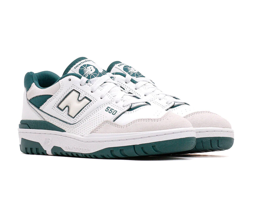 New Balance BB550V1 White Vintage Teal BB550STA D