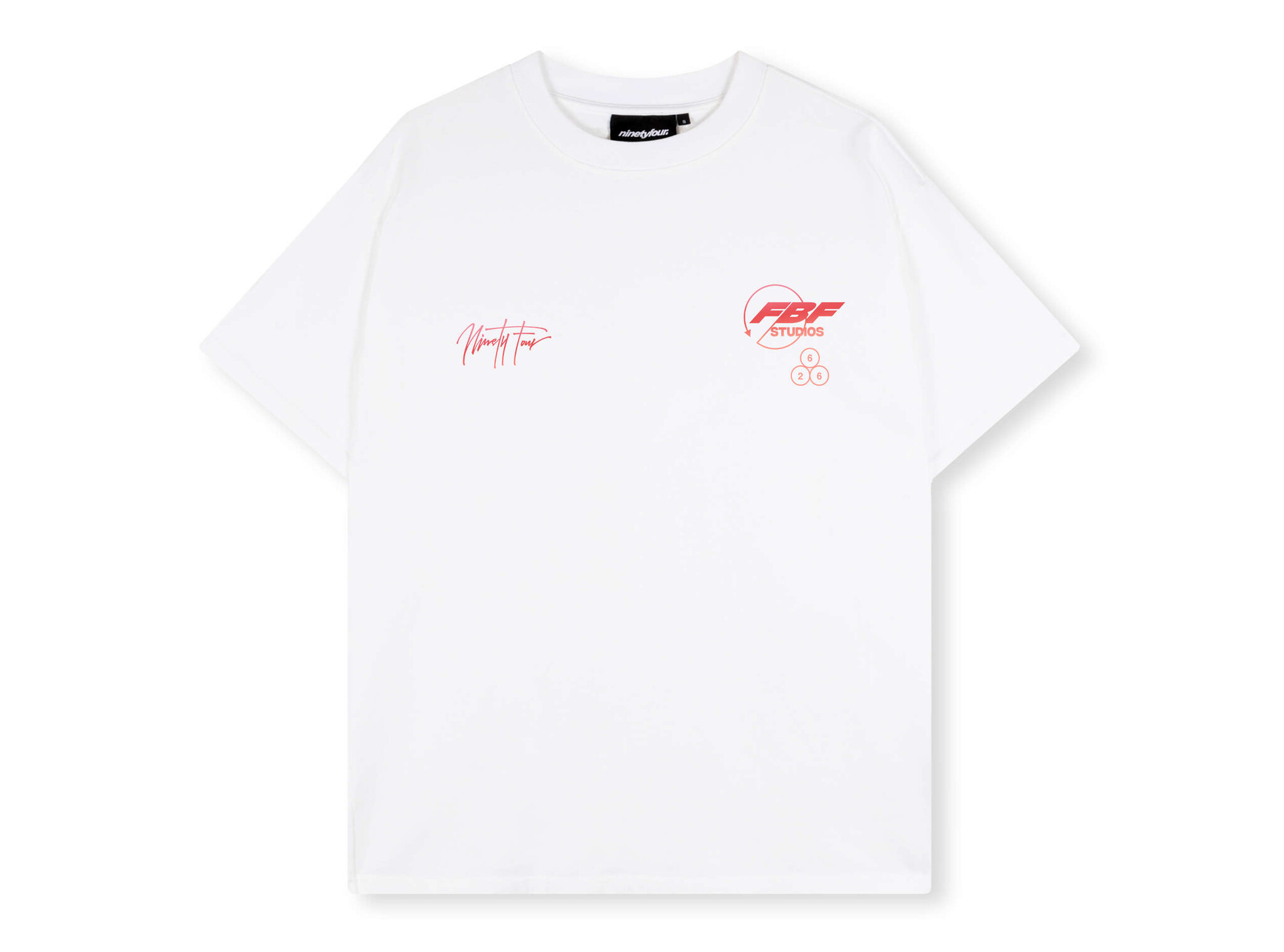Ninety Four T Shirt NINETYFOUR FBF Tee Candy White NNTF59 | Bruut Online Shop - Bruut Sneakers & Clothing Store