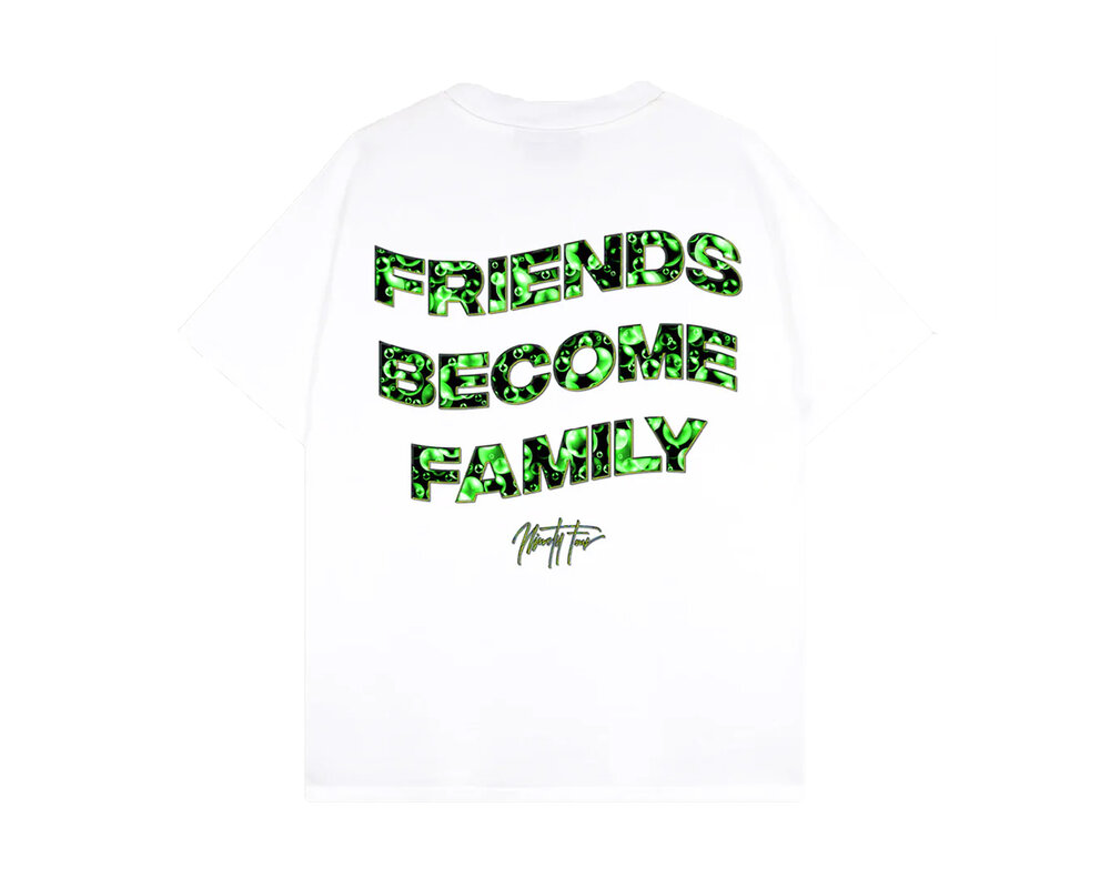 NINETYFOUR FBF Green Bubbles Tee Green White NNTF62