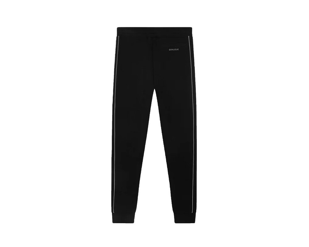 Clan de Banlieue B+ 3D Crew Tracksuit Bottom Black BPLUS-SS23-TRB03-200