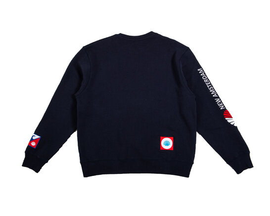 New Amsterdam Surf Association OFF Shore Crewneck Navy 2302080001