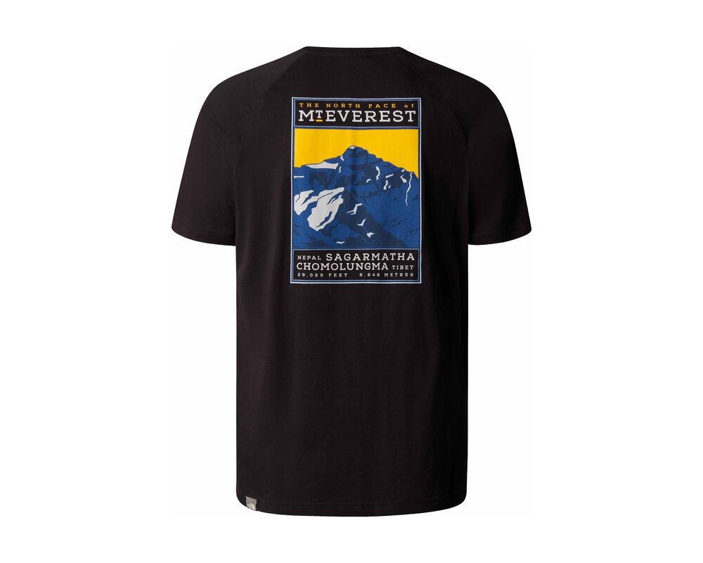 The North Face M SS North Faces Tee Black Summit Gold NF00CEQ8AGG1
