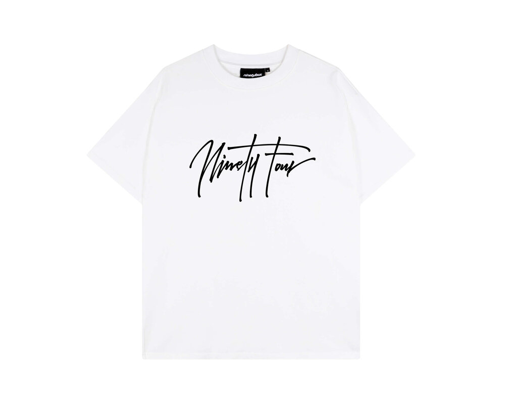 NINETYFOUR NTF Signature T-Shirt White NNTF75