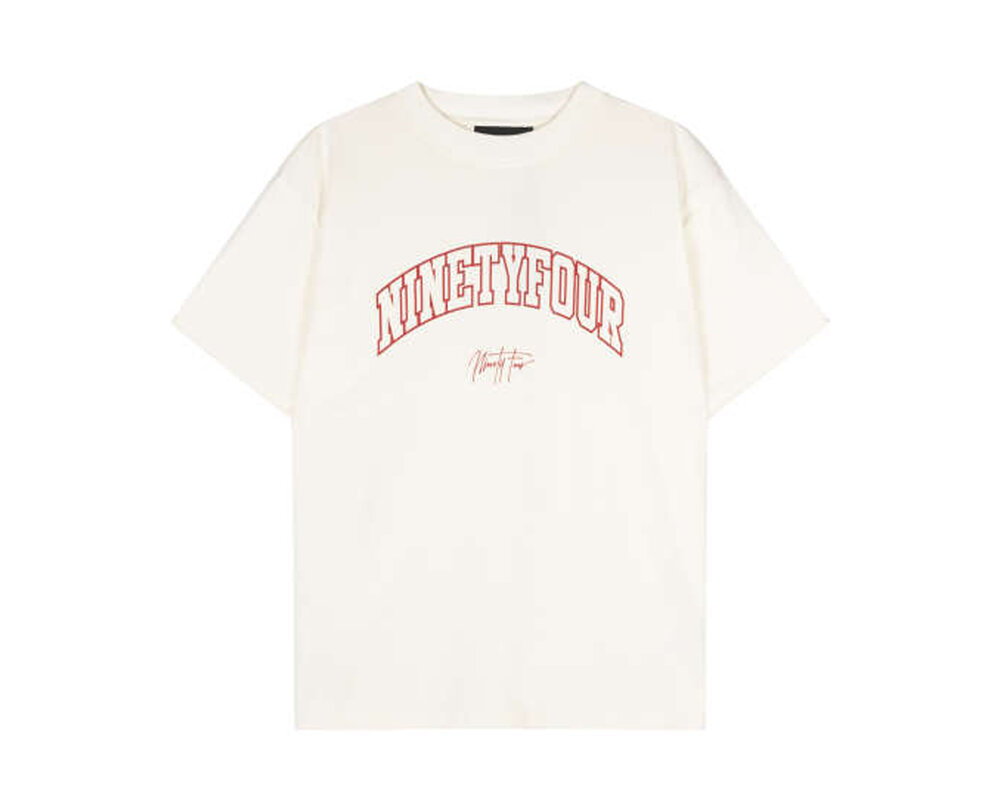 NINETYFOUR Arc T-Shirt Off White NNTF66