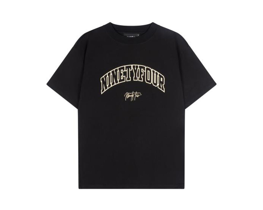 NINETYFOUR Arc T-Shirt Black NNTF94