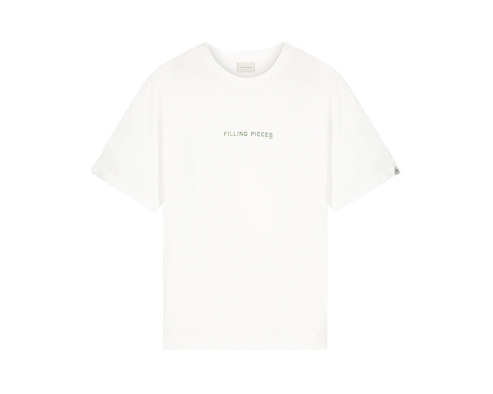 Filling Pieces Clothing Carabiner T-Shirt White  7441705 1901