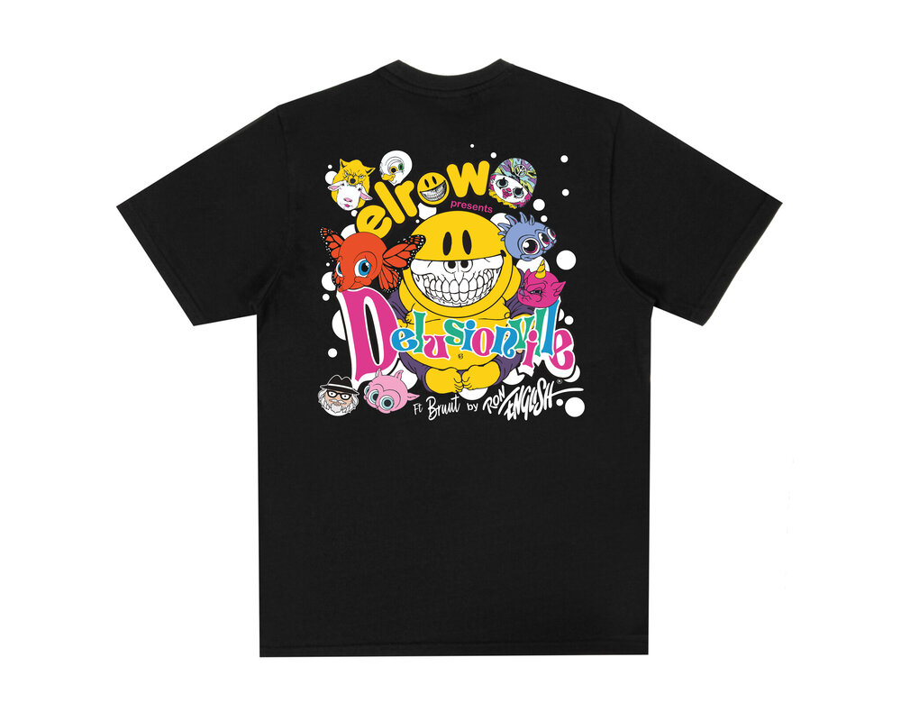 Bruut x Elrow x Ron English T-Shirt Black BT2300 034