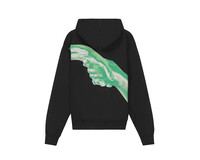 Filling Pieces Clothing Handshake Hoodie Black Green 8061363 1955