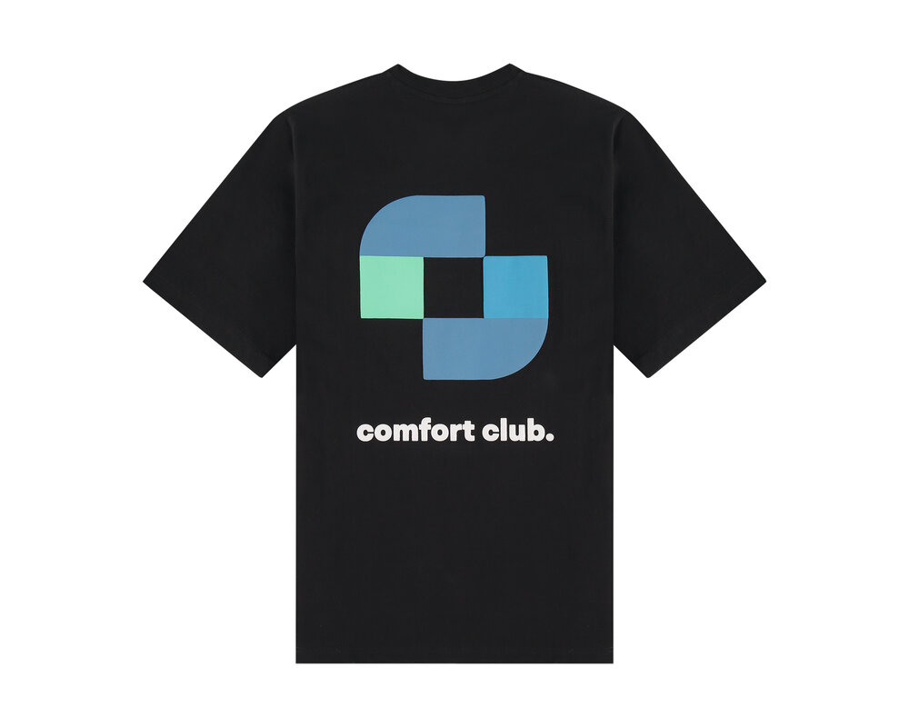 Comfort Club Tetro Tee Black Multi CC31005 004