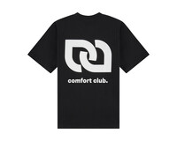 Comfort Club Logo Tee Black White CC31002 001