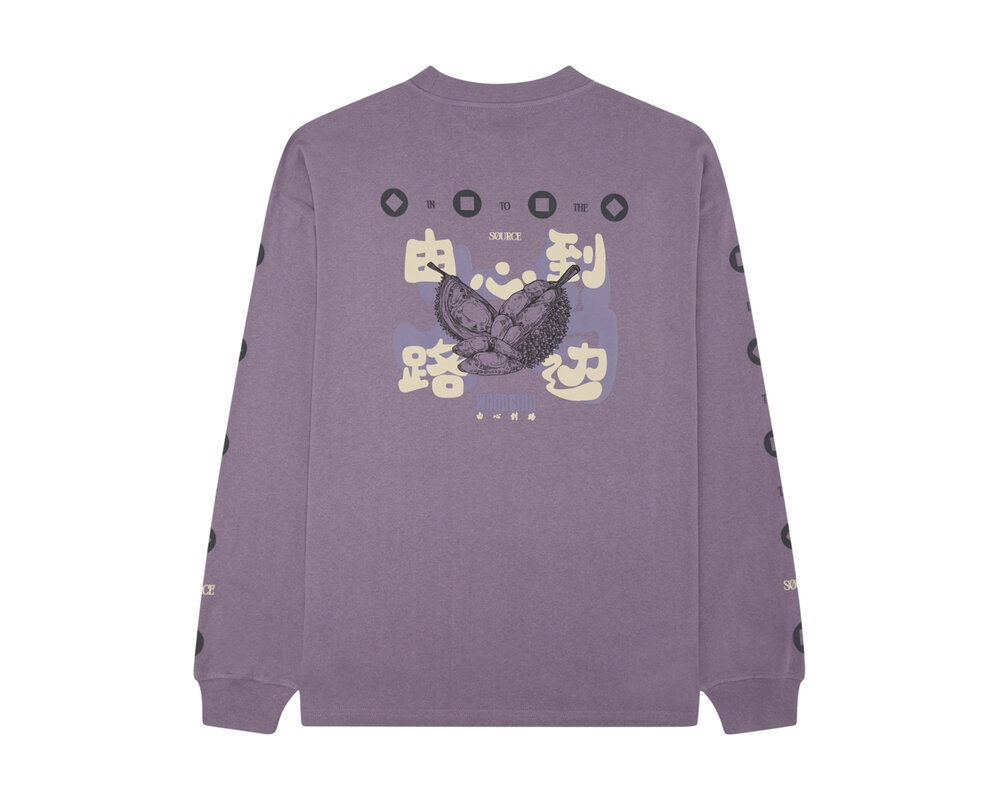 Woodbird WBJoes Durian Longsleeve Tee Purple 2336 413