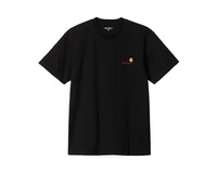 Carhartt WIP SS American Script T-shirt Organic Cotton Black I029956.89.XX.03