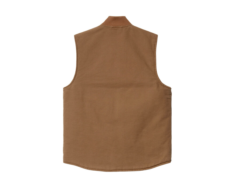 Carhartt WIP Classic Vest Cotton Hamilton Brown Stone Wash  I015251.HZ.60.03