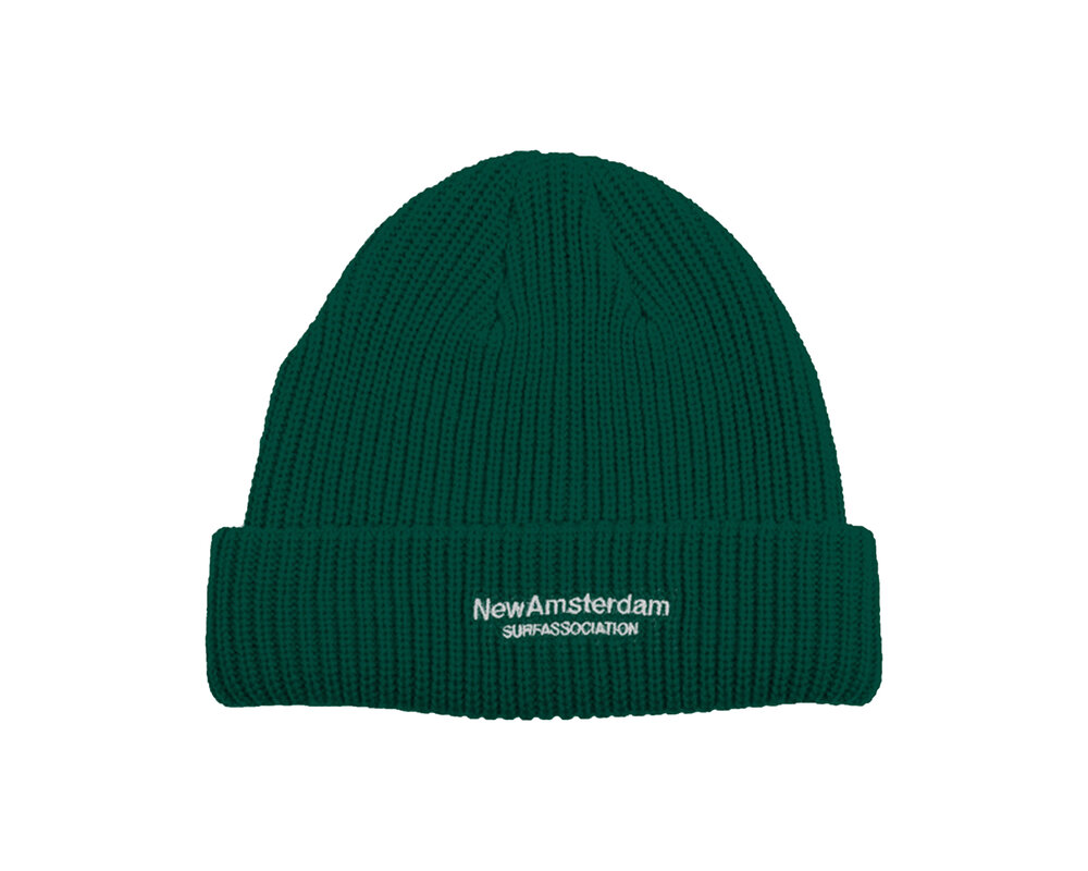 New Amsterdam Surf Association Logo Beanie Green 2302104004