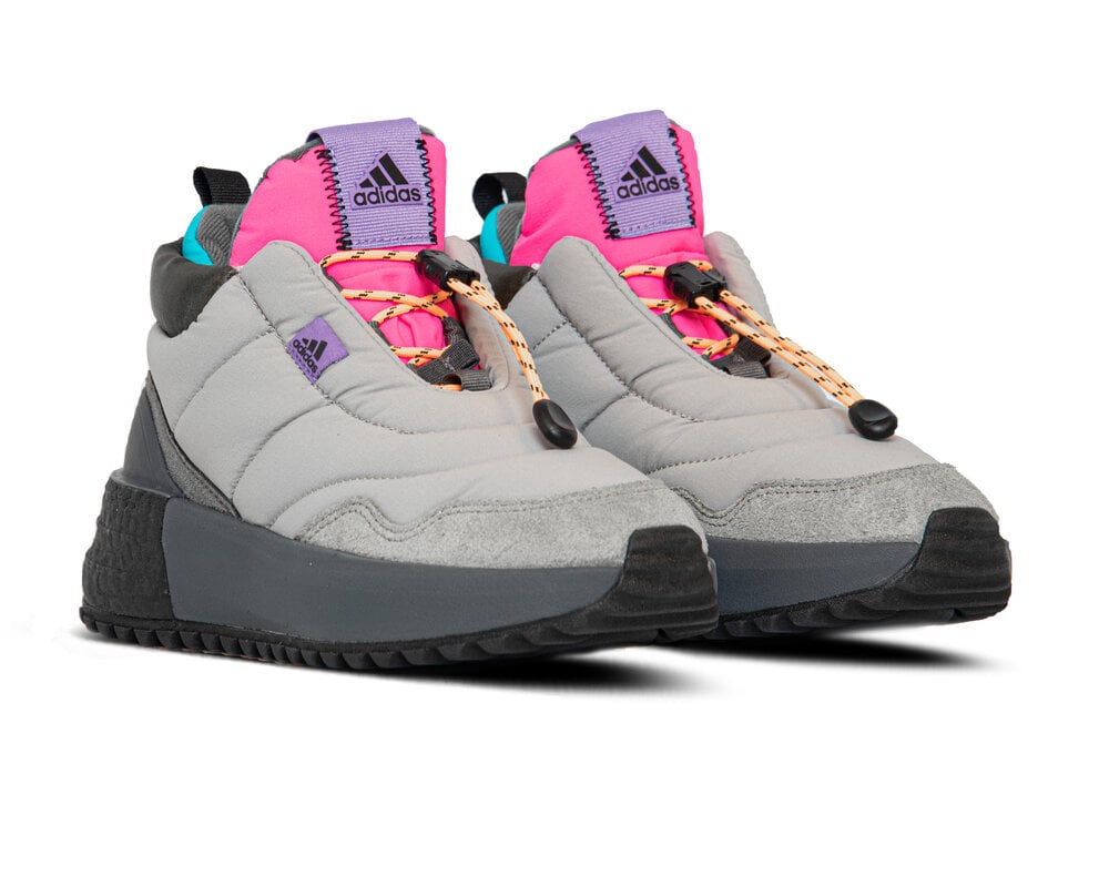 Adidas X PLRBOOST Puffer Metal Grey Lucid Pink Silver Pebble  ID1944