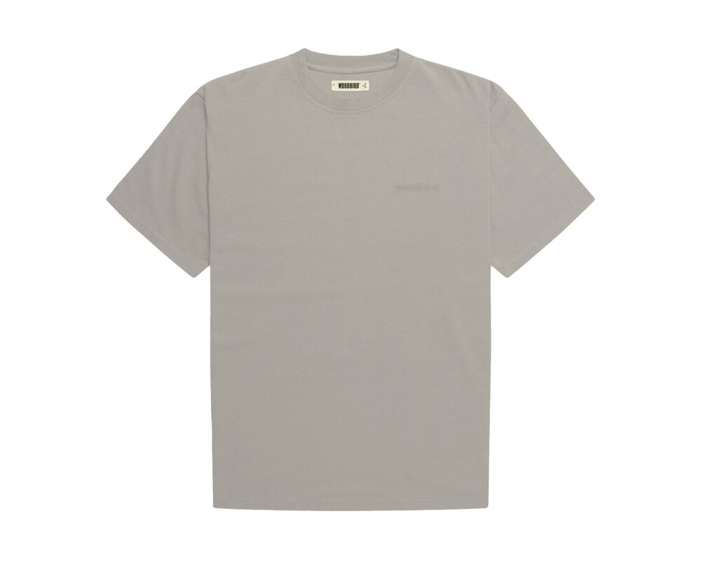 Woodbird WBBaine Base Tee Light Grey 2100 430