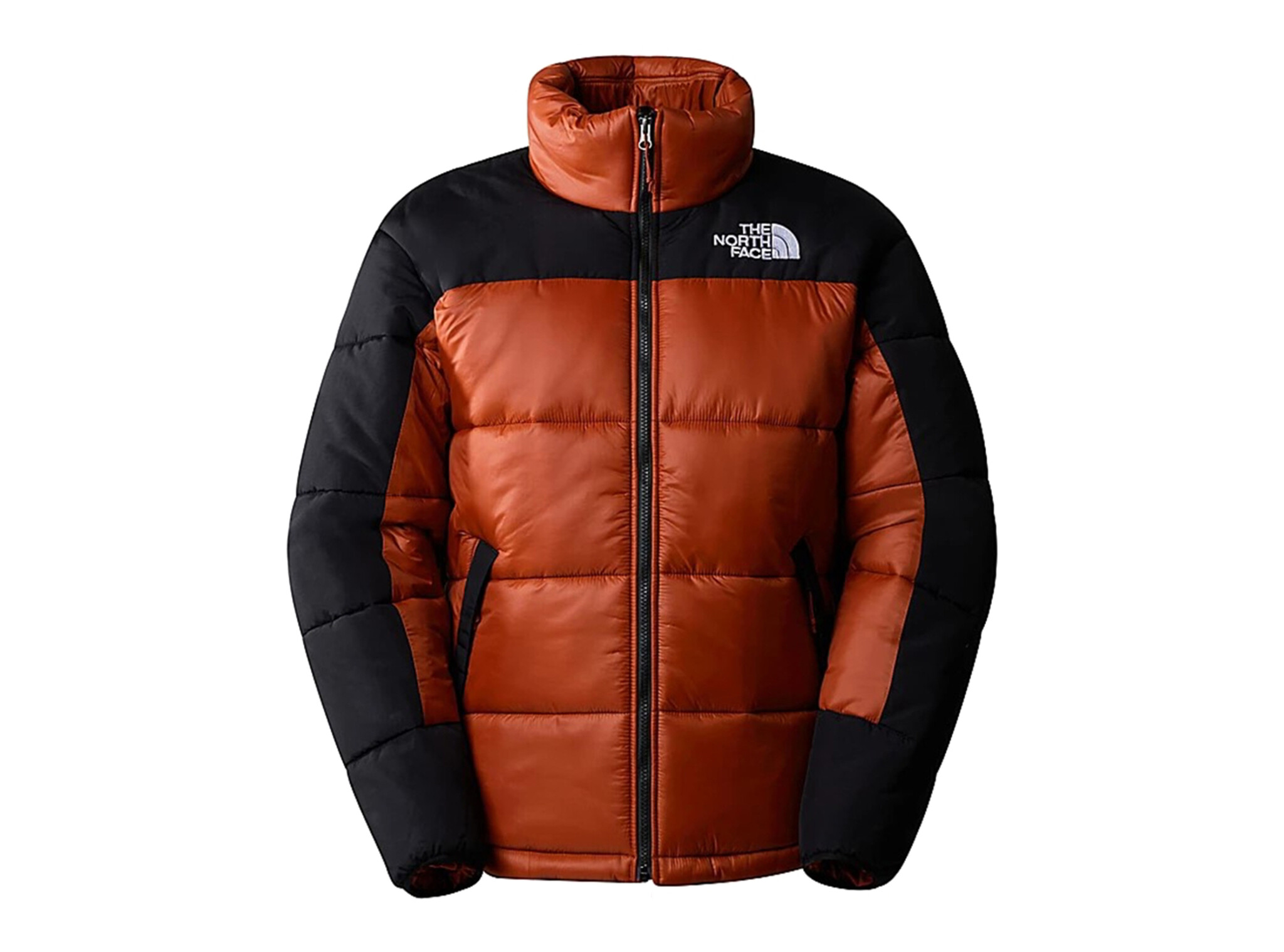 The North Face M Himalayan Insulated Jacket Brandy Brown TNF Black  NF0A4QYZWEW | Bruut Online Shop