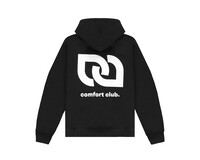 Comfort Club Logo Hoodie Black CC33002 001