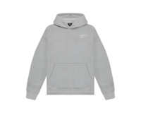 Comfort Club Quote Hoodie Light Gray Marl White CC33001 200