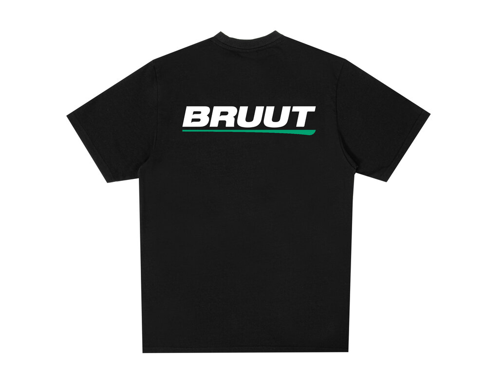 Bruut Logo T-shirt Black Mint BT2300 006
