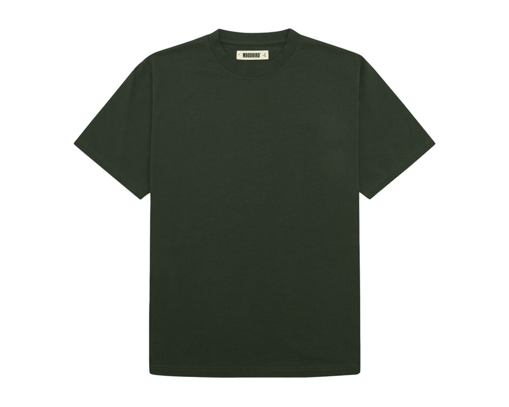 Woodbird WBBain Base Tee Dark Green 2100 430