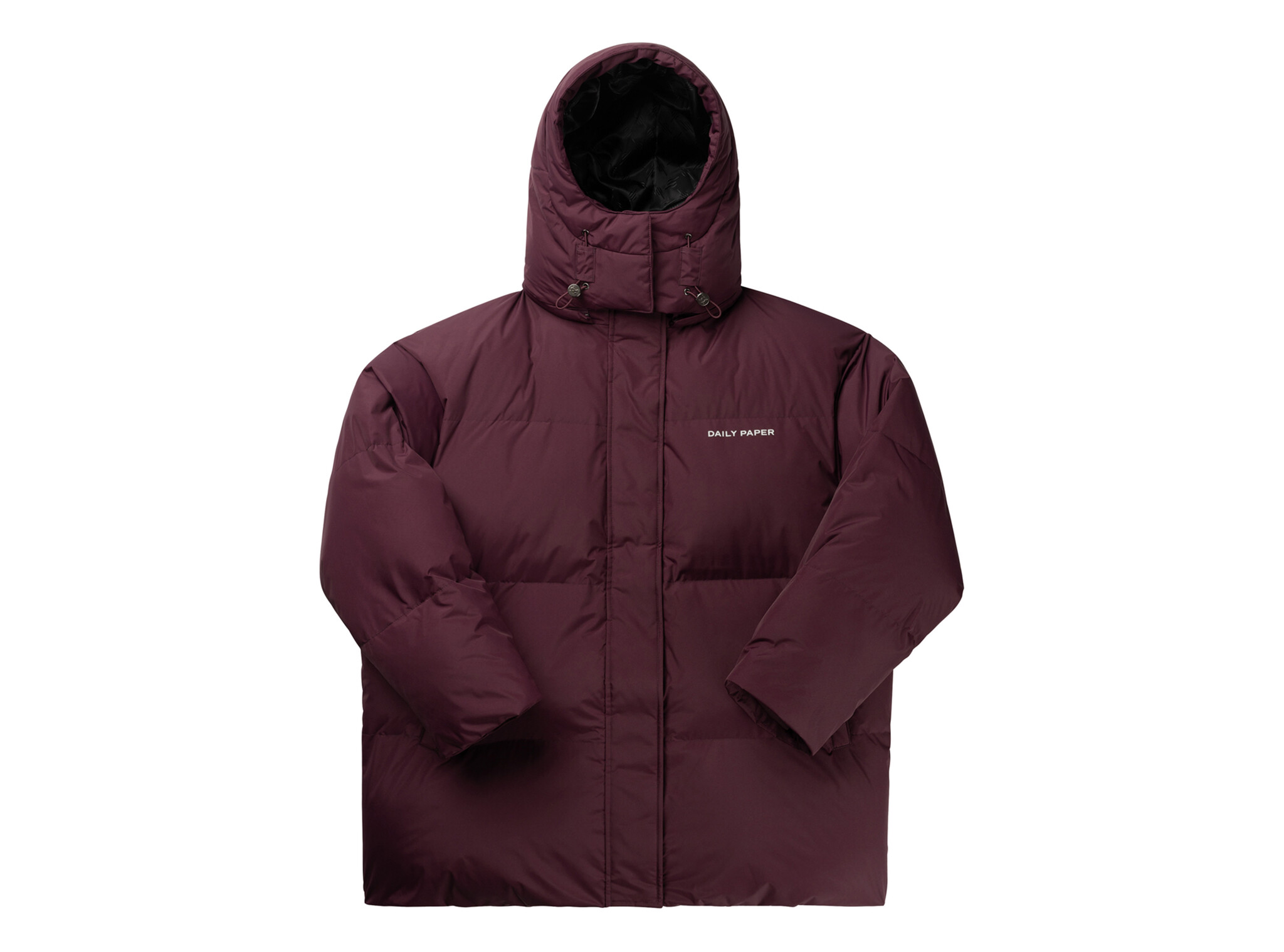 Nicole Puffer Jacket Bordeaux Wine 2323002 Daily Paper Nicole Puffer Jacket Bordeaux Wine 2323002